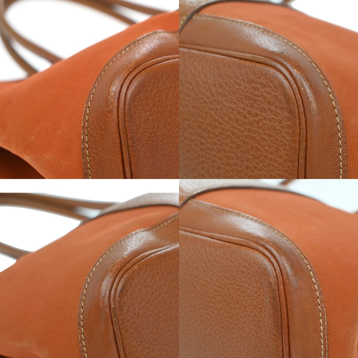 Hermes Garden Party Tote Canvas and Leather