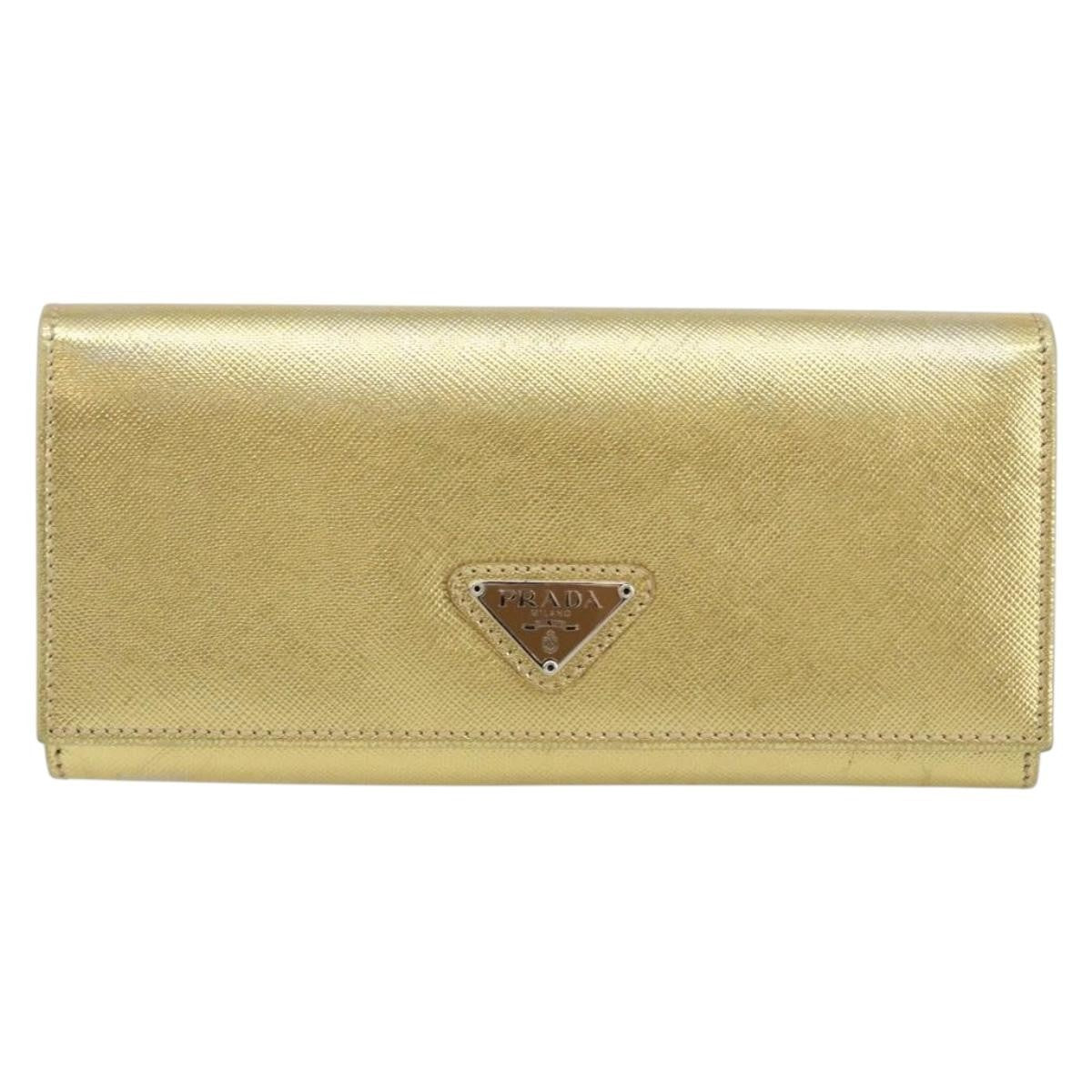 Prada Continental Wallet Saffiano Leather