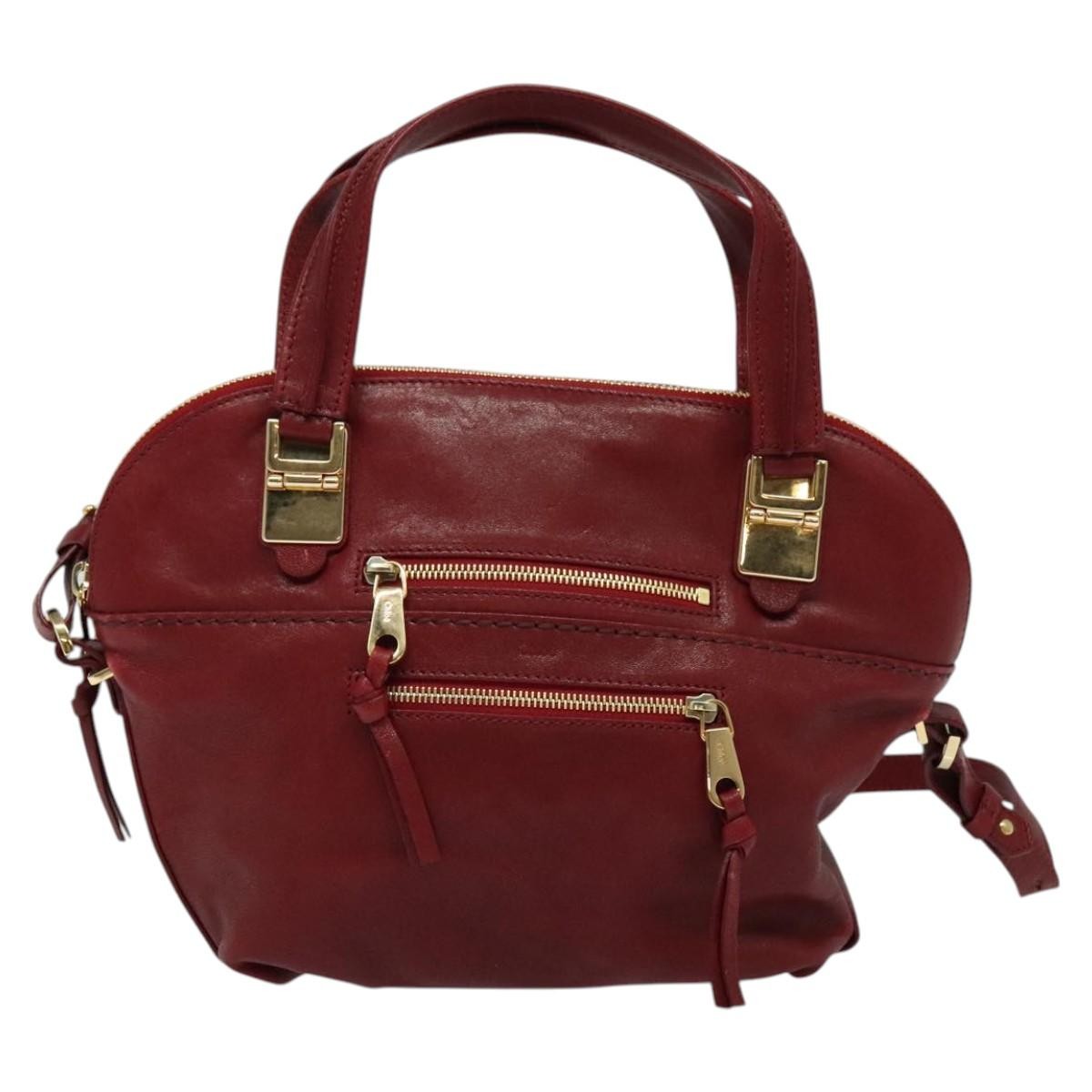 Chloe Angie Tote Leather