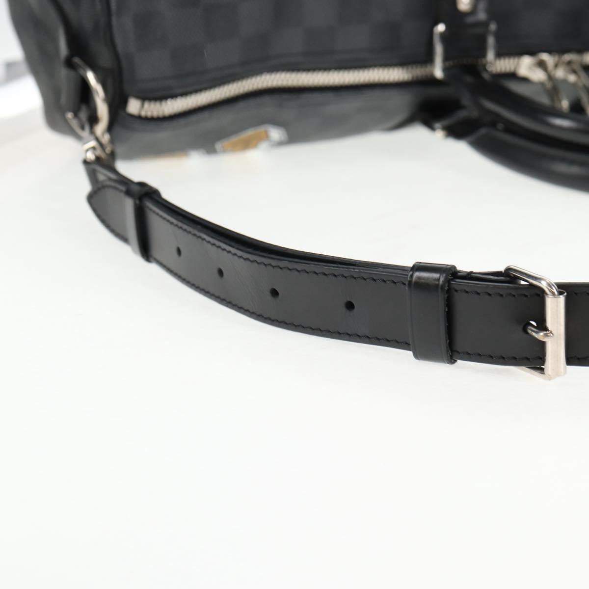 Louis Vuitton Keepall Bandouliere Bag Limited Edition Damier Graphite LV League