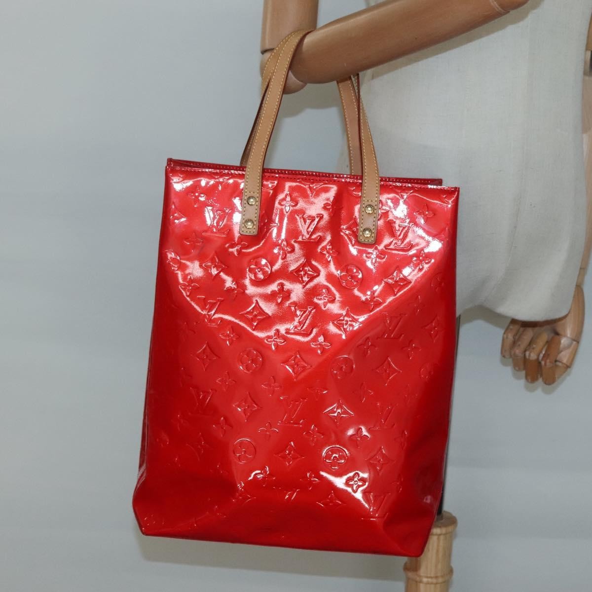 Louis Vuitton Reade Handbag Monogram Vernis