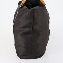 Gucci Vintage Bamboo Handle Tote Nylon