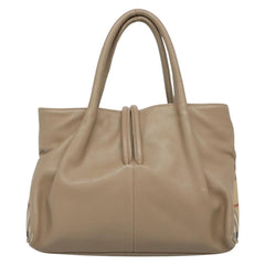 Burberry Horn Toggle Tote Leather