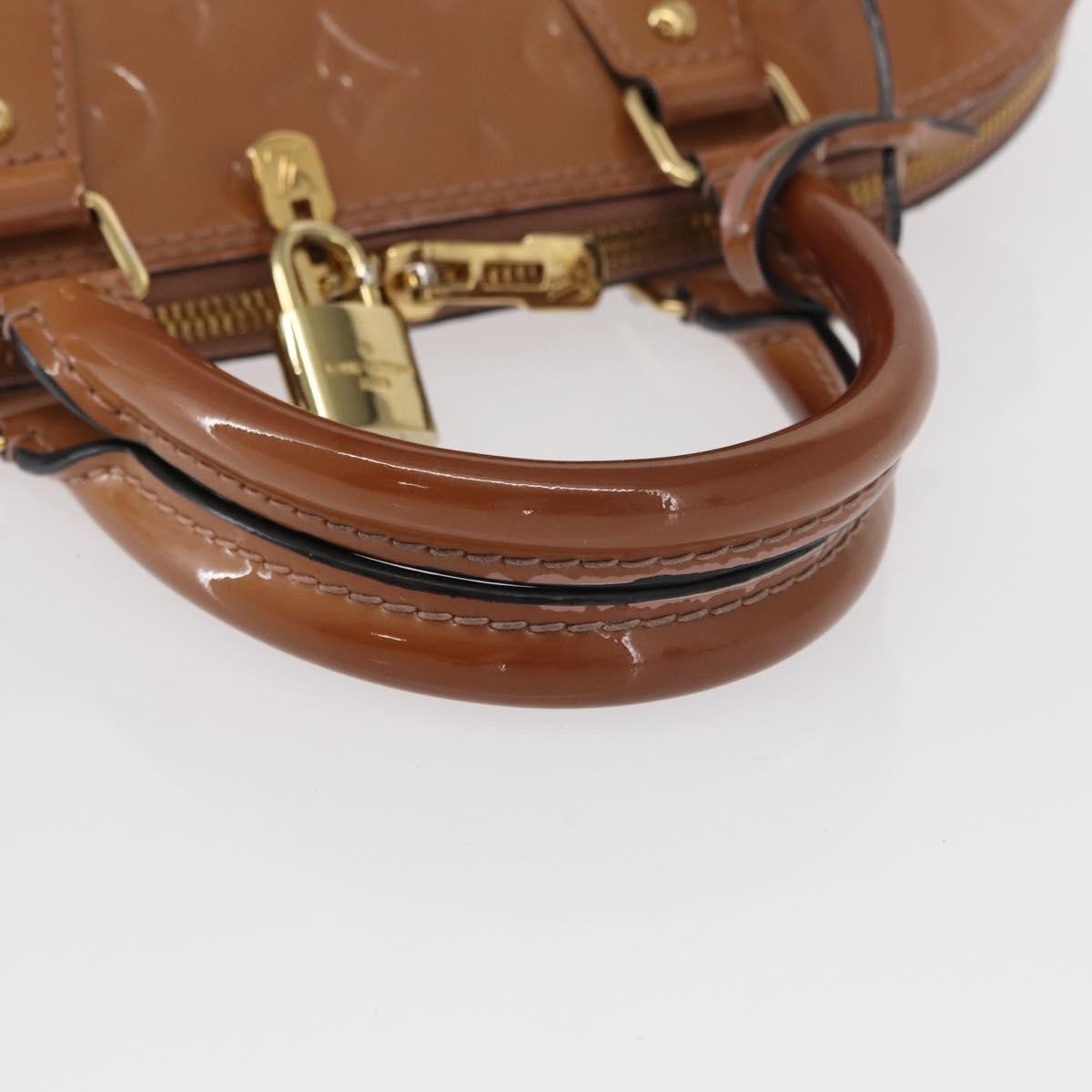 Louis Vuitton Alma Handbag Patent Leather