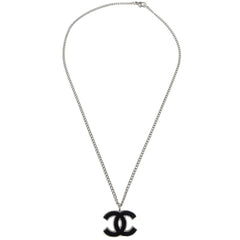 Chanel CC Pendant Necklace Metal