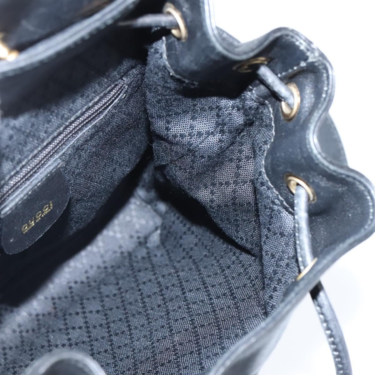 Gucci Vintage Bamboo Backpack Leather