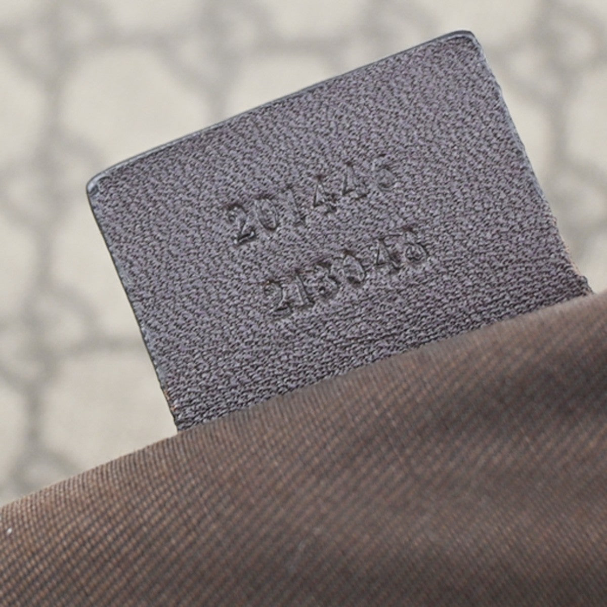 Gucci Zip Top Messenger Bag GG Coated Canvas