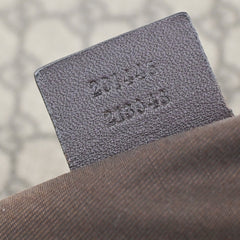 Gucci Zip Top Messenger Bag GG Coated Canvas