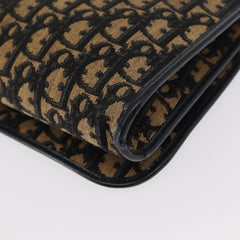 Christian Dior Vintage Trotter Shoulder Bag Canvas