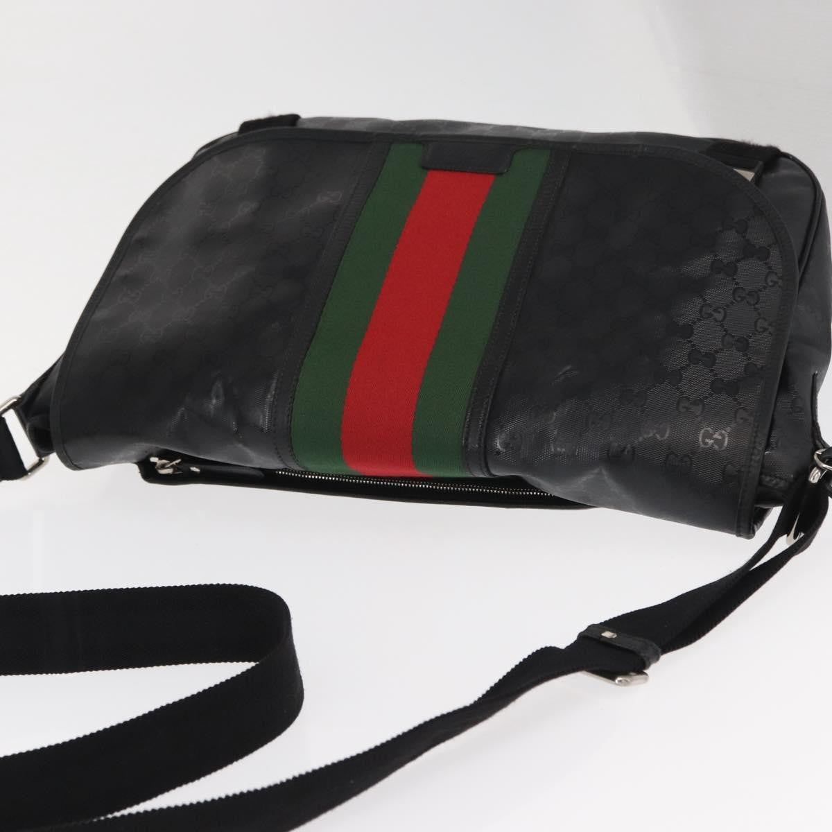 Gucci 500 Web Double Buckle Messenger Bag GG Imprime