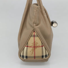 Burberry Horn Toggle Tote Leather