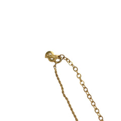 Christian Dior CD Pendant Necklace Gold-plated