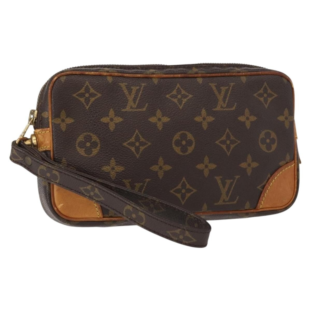 Louis Vuitton Marly Dragonne Clutch Monogram Canvas