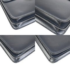 Celine Gancini Handbag Leather