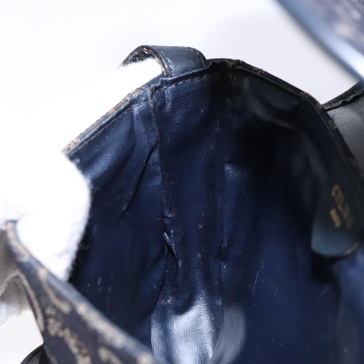 Celine C Sulky Shoulder bag Canvas and Leather