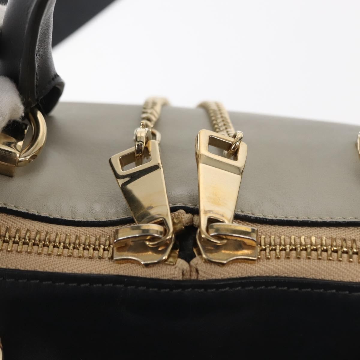 Chloe Bicolor Baylee Satchel Leather