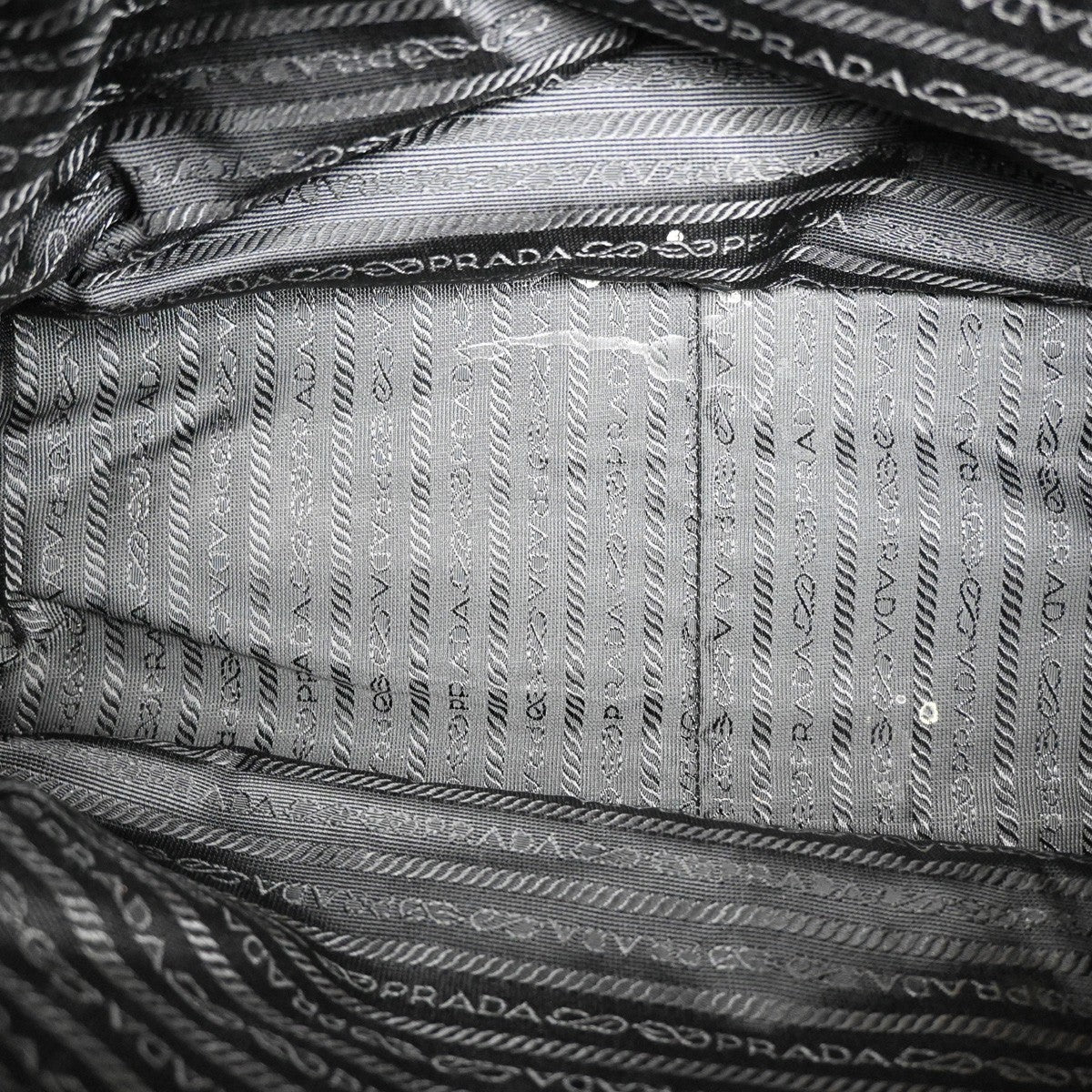 Prada Expandable Front Zip Boston Bag Tessuto