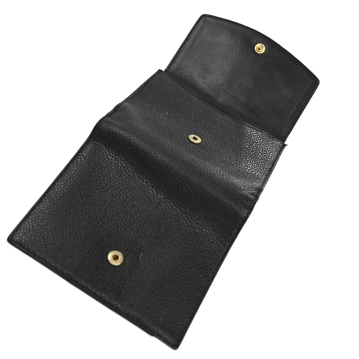 Chanel Timeless Trifold Wallet Leather