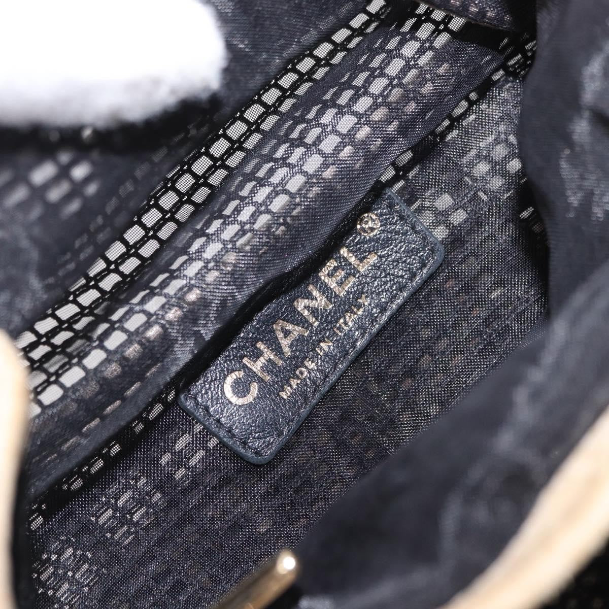 Chanel Chain Bucket Bag Mesh and Leather