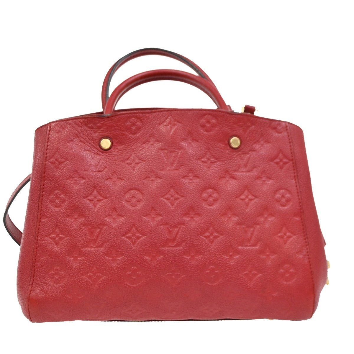 Louis Vuitton Montaigne Handbag Monogram Empreinte Leather