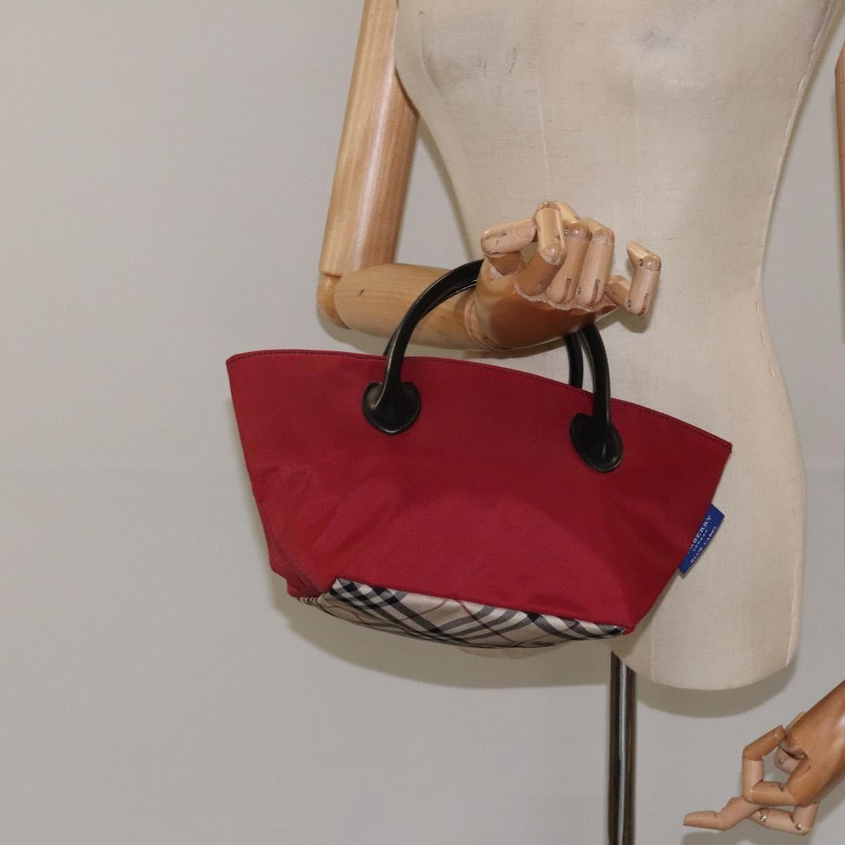 Burberry Nova Check Tote Nylon