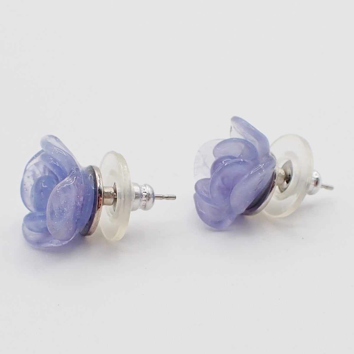 Chanel Camellia Clip-On Earrings Resin