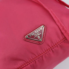 Prada Drawstring Wristlet Bucket Bag Tessuto