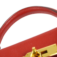 Hermes Kelly Handbag Vibrato and Togo with Palladium Hardware