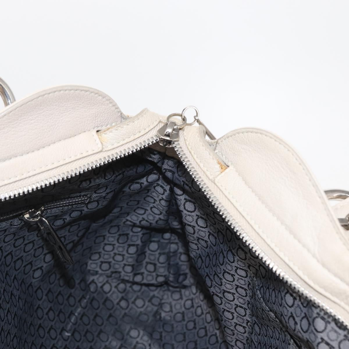 Salvatore Ferragamo Gancini Shoulder Bag Leather