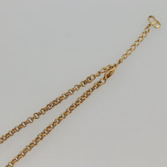 Christian Dior CD Pendant Necklace Gold-plated
