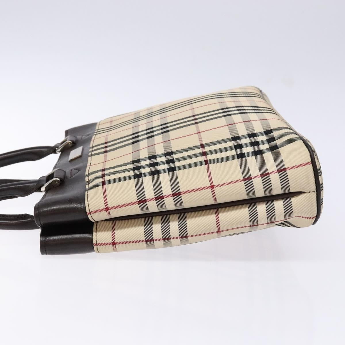Burberry Nova Check Tote Canvas and Leather