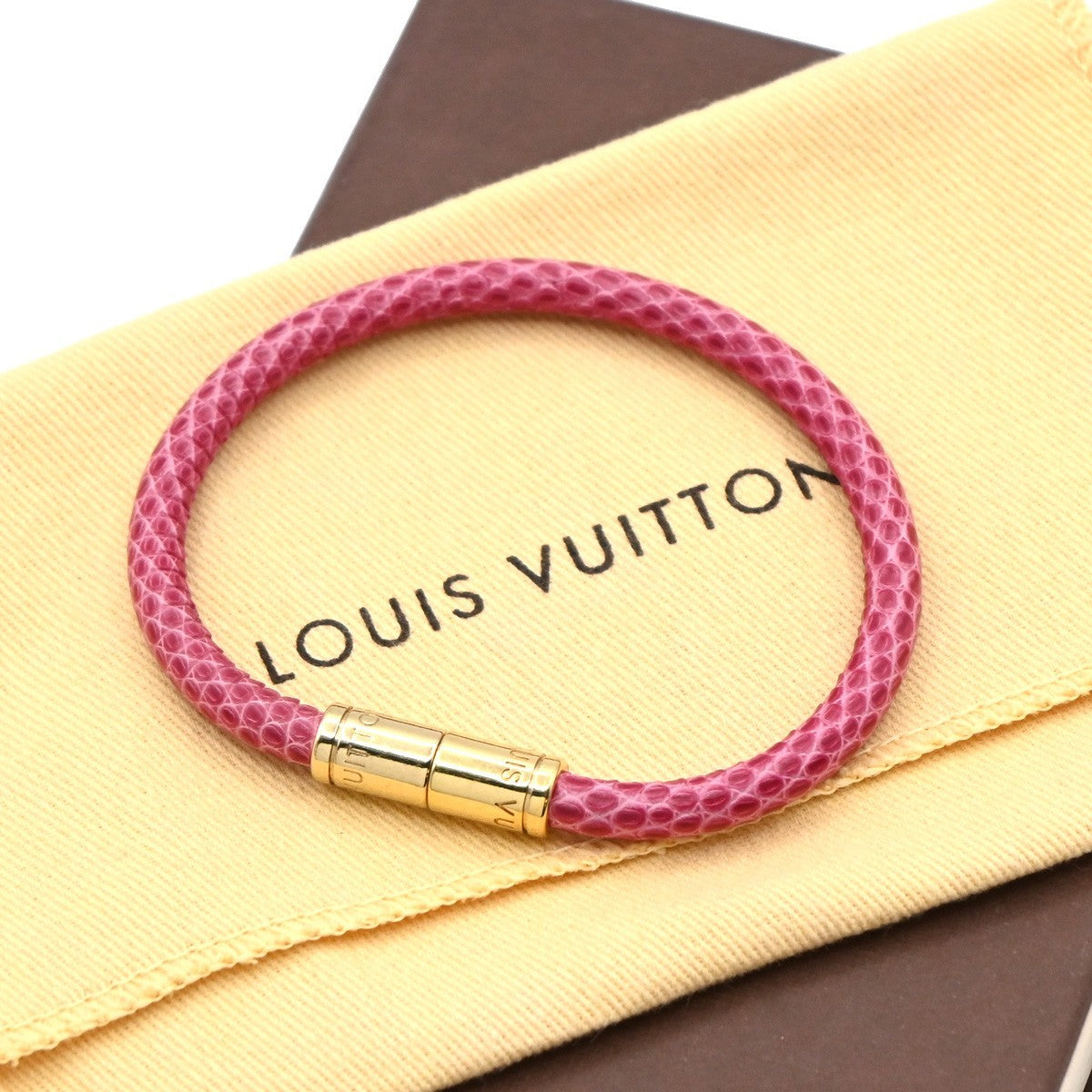 Louis Vuitton Keep It Bracelet Leather