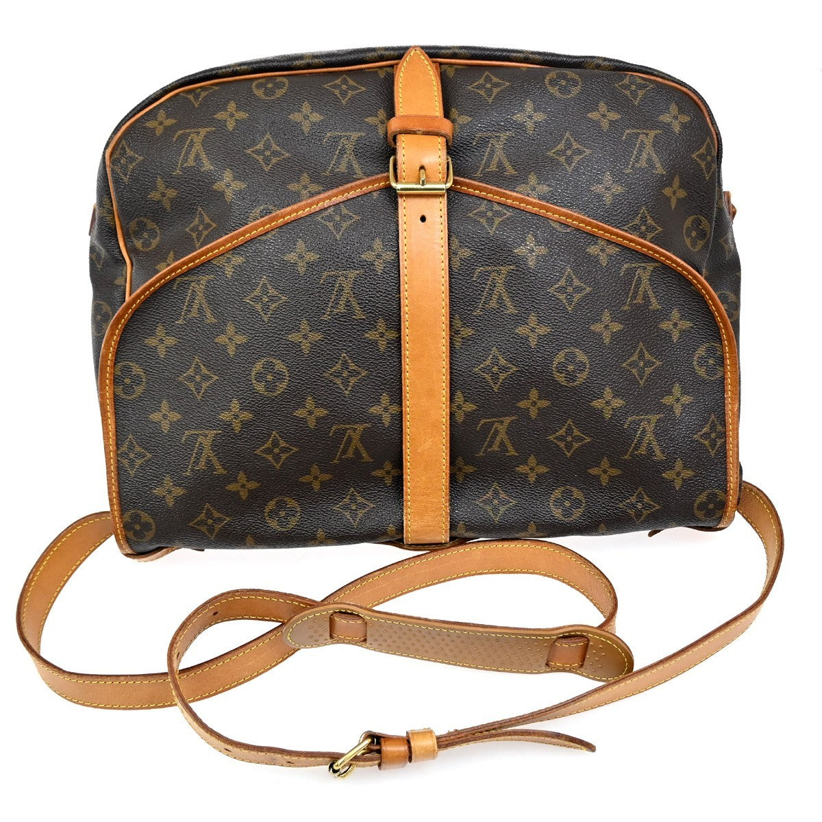 Louis Vuitton Saumur Handbag Monogram Canvas