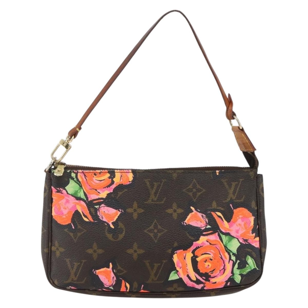 Louis Vuitton Pochette Accessoires Limited Edition Monogram Roses