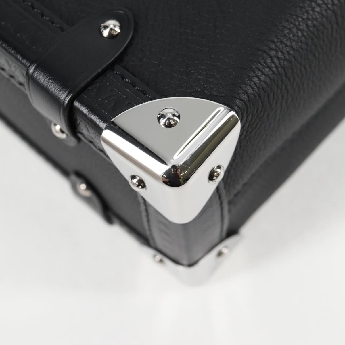 Louis Vuitton Side Trunk Handbag Taurillon Leather
