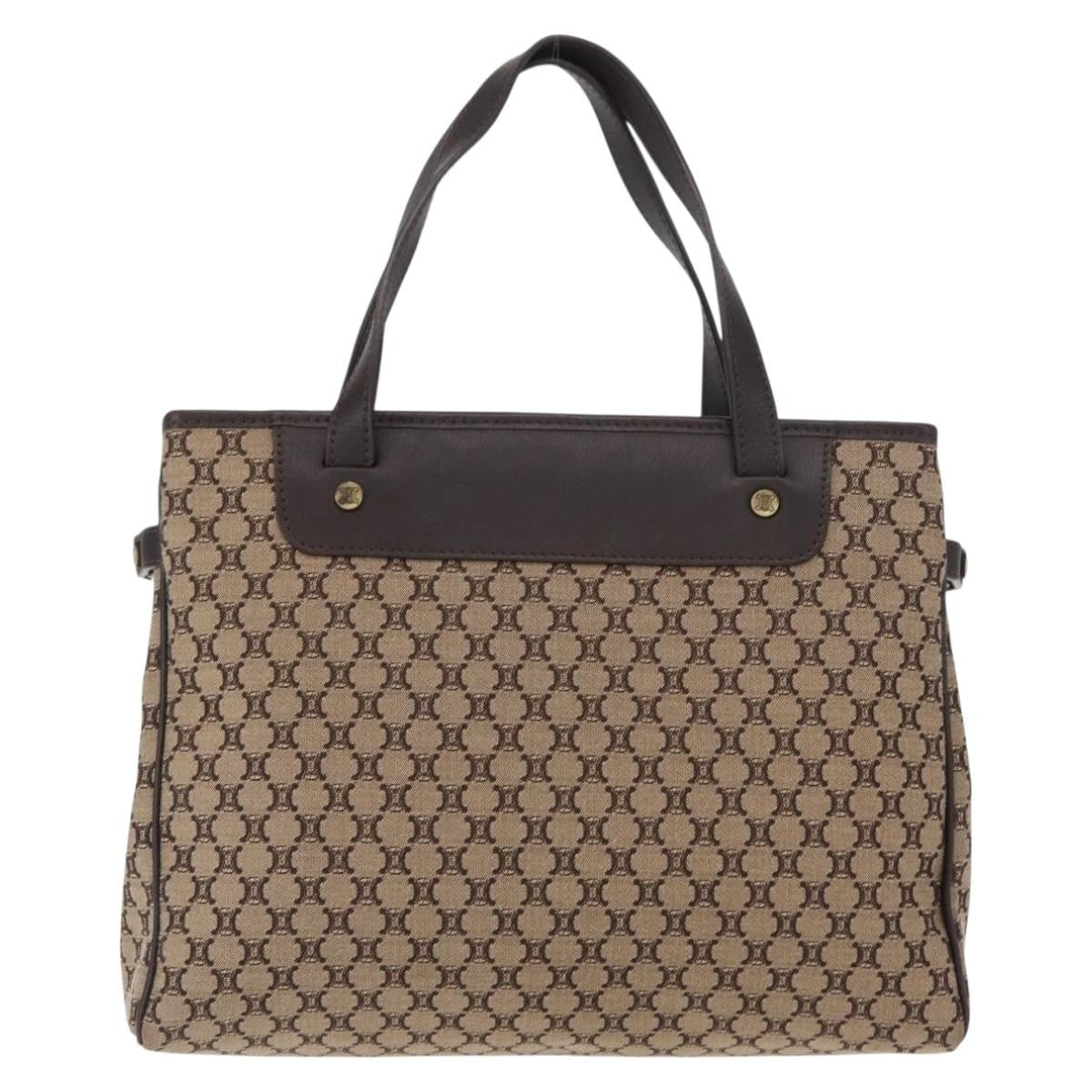 Celine Vintage Macadam Handbag Canvas