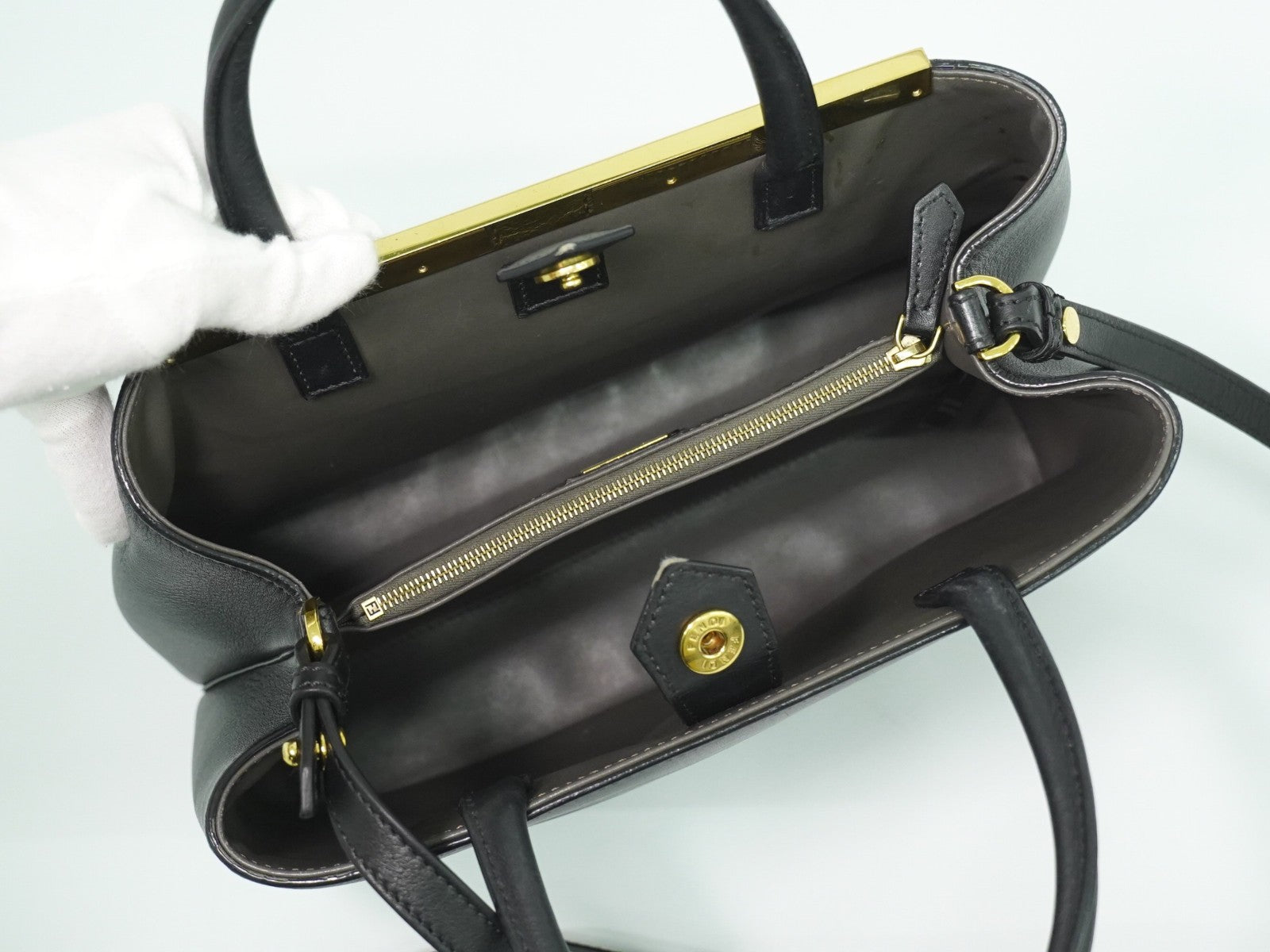 Fendi 2Jours Bag Leather