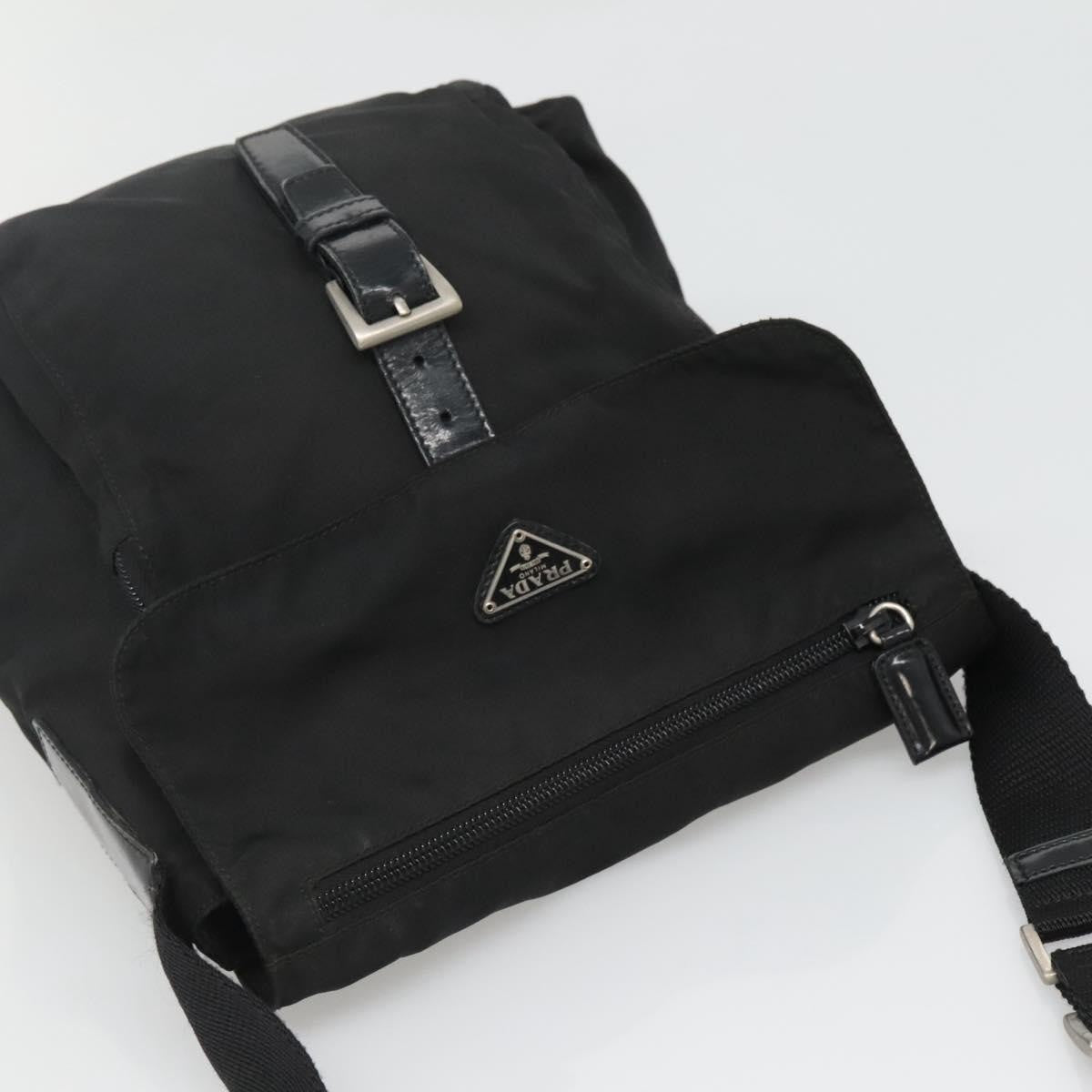 Prada Buckle Messenger Bag Tessuto