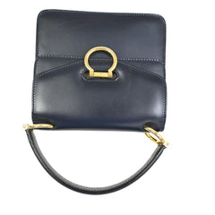 Celine Gancini Handbag Leather