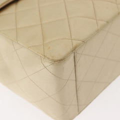 Chanel Vintage Classic Single Flap Bag Silk