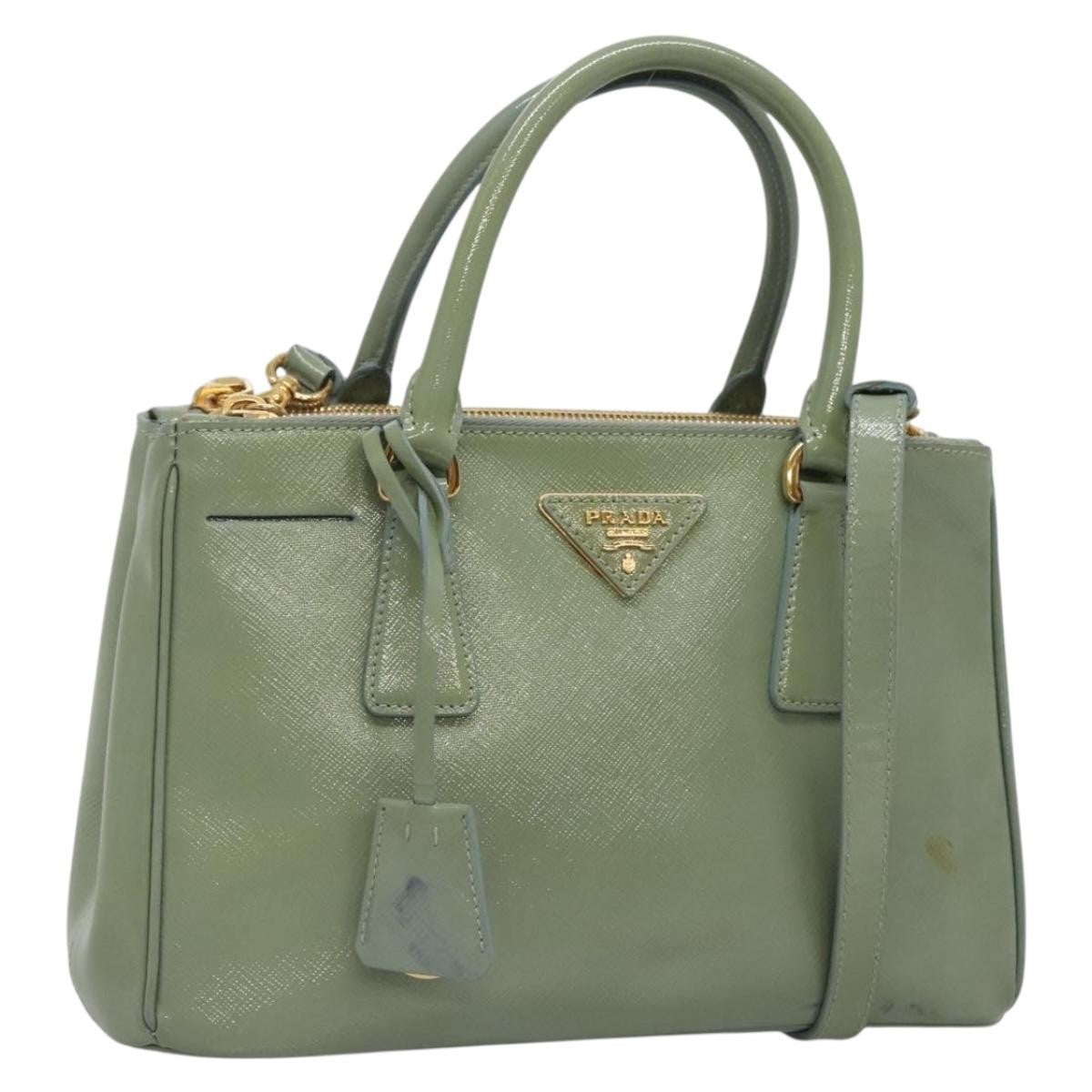Prada Double Zip Lux Tote Saffiano Leather