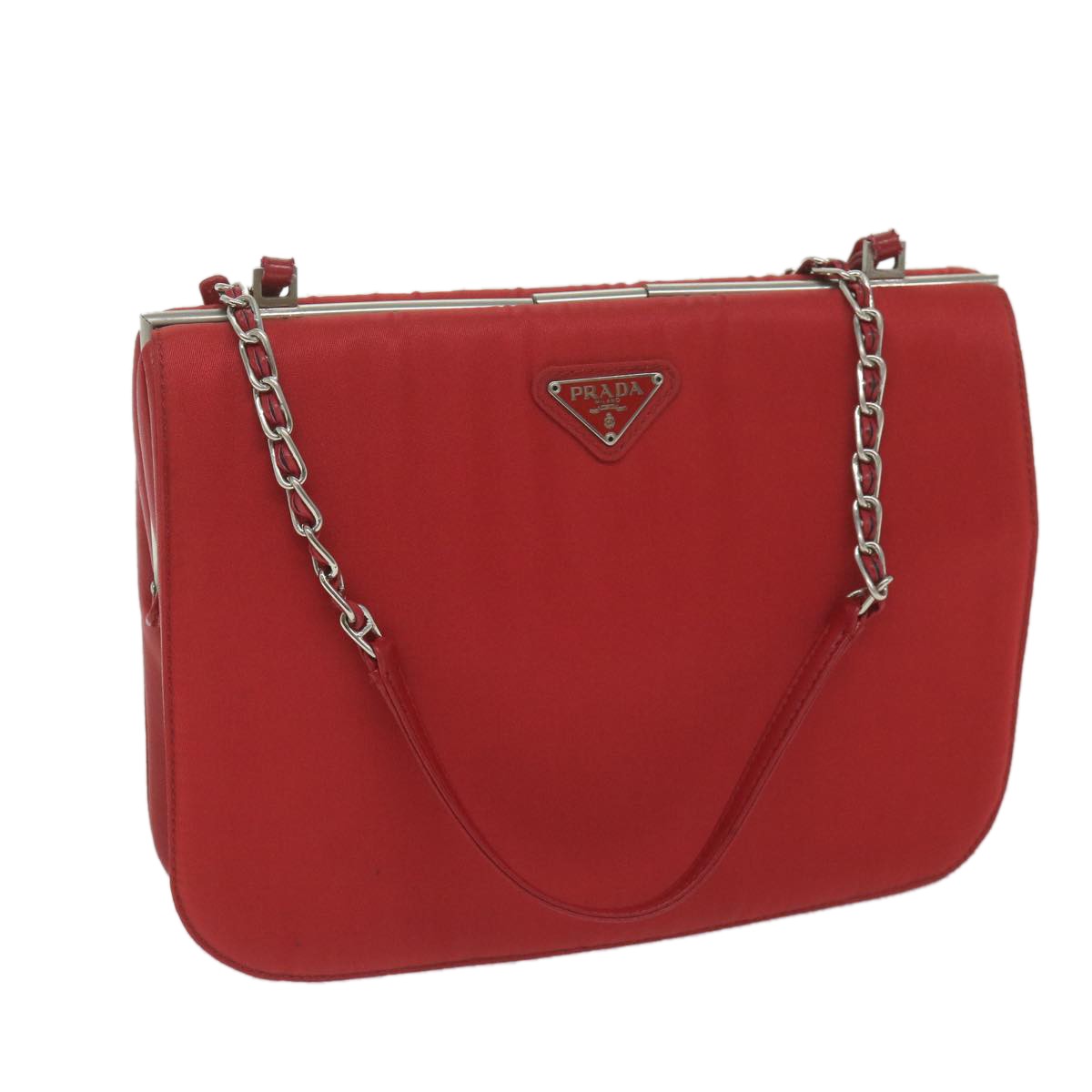 Prada Chain Shoulder Bag Tessuto