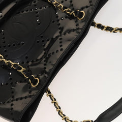 Chanel CC Chain Tote Perforated Patent