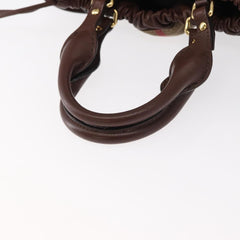 Burberry Big Crush Tote Leather and House Check Canvas