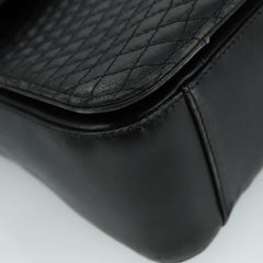 Bally Vintage Flap Handbag Quilted Leather