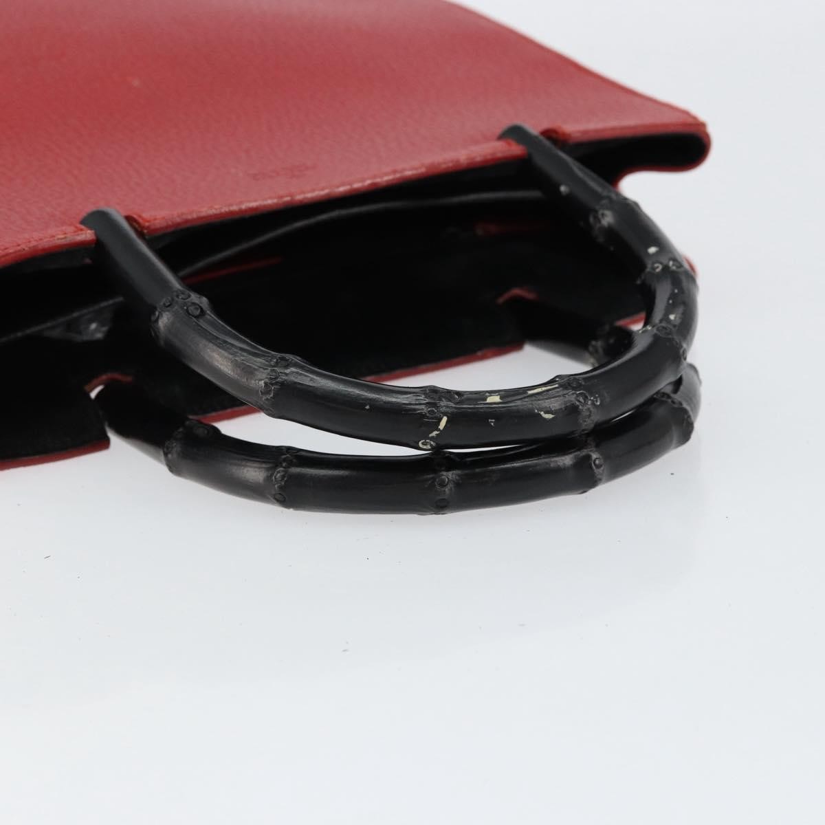 Gucci Vintage Bamboo Handle Bag Leather