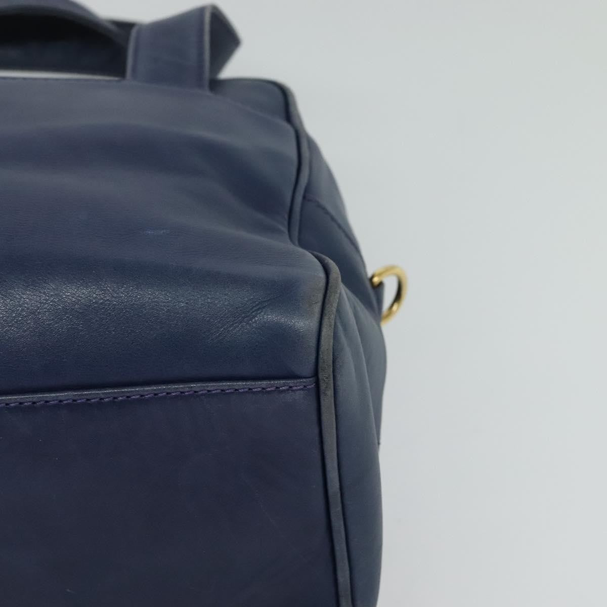 Celine Circle Logo Handbag Leather