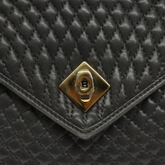 Bally Vintage Handbag Quilted Leather