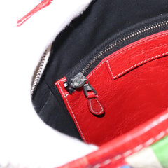 Balenciaga Bazar Convertible Tote Striped Leather