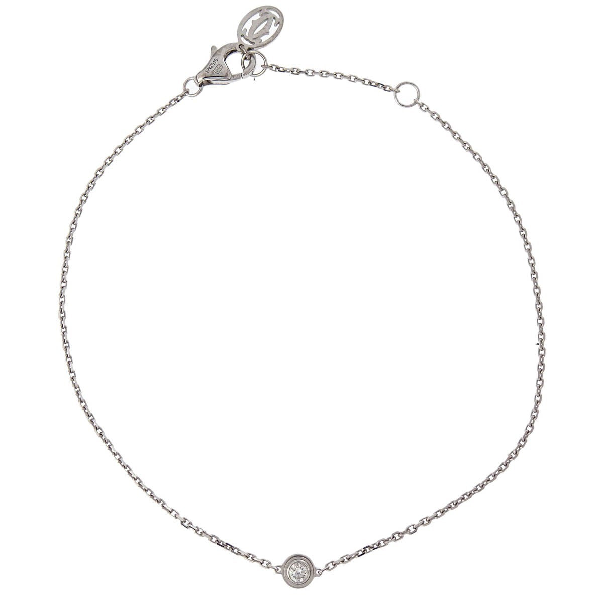 Cartier D'Amour Bracelet 18K White Gold and Diamond